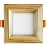  APLED -LED Ugradni SQUARE WOODLINE LED/6W/230V 3000K 12x12 cm masivna borovina | Eponuda.com