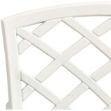  5-dijelni bistro set od lijevanog aluminija bijeli | shoptok.hr