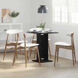 Bistro stol crni hrast 60x60x75 cm inženjerski drvo - Crni hrast | shoptok.hr