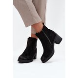 Boto Women's ankle boots on heel lined black Zelia | shoptok.hr