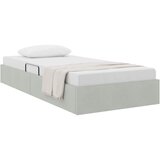  Otomanski krevet s pohranom Svjetlosiva 90 x 190 cm Baršun | shoptok.hr