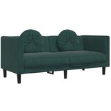 Maison Chic kavč - Sofa - Kanape dvosed z blazinami temno zelen žamet, (21727366) Cene