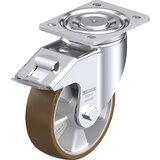 Blickle Vrtljivo kolo iz jeklene pločevine LH-ALB-FI, kolo s Ø 160 mm, nosilnost 750 kg, mere ploščice 140 x 110 mm | Shoptok.si