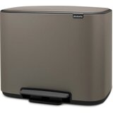 Brabantia Bo pedalni koš 3 x 11 L s 3 plastičnimi vložki - Platinum Cene