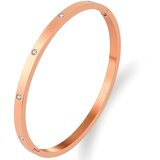 Narukvica AI-17631 - Zlatna / Ružičasta / 3mm KP17631 | shoptok.hr