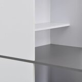  Barski stol s ormarićem bijeli 115 x 59 x 200 cm | shoptok.hr