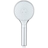 Wenko Plastična ručka za tuš u sjajno srebrnoj boji ø 12 cm Water Saving – Cijene