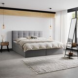 Bessagi Home Postelja Z Vzmetnico Marselie, Siva, 200x220, Z Nadvložkom Cene