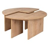 Hanah home Klub sto Moira, O90x41cm, Braon | Eponuda.ba