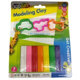 KidArt komplet plastelina za oblikovanje, s kalupi - 7 barv | Shoptok.si