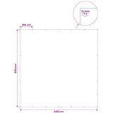 CERADA s rupama Zelena 6 x 6 m 90 gsm PE | shoptok.hr