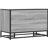 vidaXL Klop za čevlje siva sonoma 80x40x53,5 cm inž. les in kovina | Shoptok.si