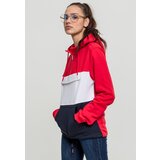 Urban Classics Women's Color Block Sweat Pull Over Hoody Burnt/Navy/White | ePonuda.com