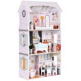 ECO TOYS kućica za lutke Alice – 3 kata, 4 sobe i 9 komada namještaja | shoptok.hr
