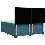 vidaXL Krevet s oprugama i madracem plavi 180x200 cm baršunasti | shoptok.hr