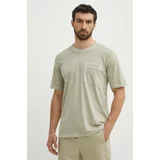 Adidas Bombažna kratka majica moška, bež barva, IS1763