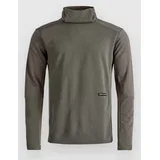 Fleece Cord Pulover s kapuco dark grey brown 89801