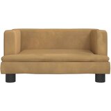 vidaXL Krevet za pse smeđi 60 x 40 x 30 cm baršunasti | shoptok.hr