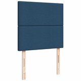  Krevet s oprugama i madracem plavi 90 x 200 cm od tkanine | shoptok.hr