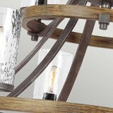 Quintiesse QN-ANGELO9 - Luster na lancu ANGELO 9xE27/60W/230V dekor hrast Cene