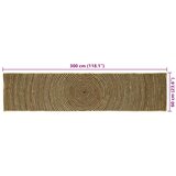  Tepisi za područja Crna 60 x 300 cm Juta | shoptok.hr