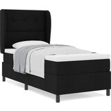 Box Spring Krevet s Madracem Crni 100x200 cm Tkanina | shoptok.hr