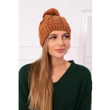 Kesi Cap with fleece Stefania K278 light brown