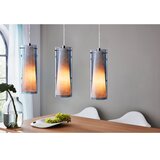 Eglo Pinto nero visilica/3, e27, 3x60w, n-mat/crna-trasp./bijela | shoptok.hr