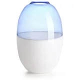 Vaza Scarlet h25 cm / belo-modra / borosilikatno steklo, (5000199669)