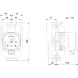 Grundfos obtočna črpalka Alpha2 25-80 180 (99411178) | Shoptok.si