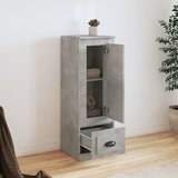  Visoka komoda siva betona 36x35,5x103,5cm od konstruiranog drva | shoptok.hr