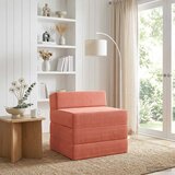 SOFA na razvlačenje Crvena narančasta 200 x 70 x 15 cm | shoptok.hr