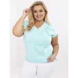 RELEVANCE Blouse-RV-BZ-A542.12P-mint | Shoptok.si