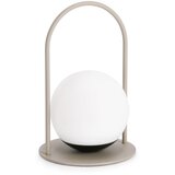 BIZZOTTO Smeđe-siva LED stolna lampa s mogućnosti zatamnjivanja s plastičnim sjenilom (visina 21 cm) Pansy – | shoptok.hr