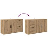  s predalom artisan hrast 100 x 33 x 59.5 cm Konstruiran les, (5000217759) | Shoptok.si