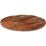 vidaXL Mizna plošča Ø 80x1,5 cm okrogla trden predelan les | Shoptok.si