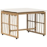  Set vanjskog namještaja 5 pcs Prirodna i krema bijela | Eponuda.com