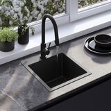 Rea Jekleno pomivalno korito Leo 40 Black | Shoptok.si