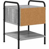  Noćni ormar 2 kom. Siva Sonoma 35 x 36,5 x 47 cm | Eponuda.com