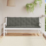  Jastuci za vrtnu klupu 2 kom tamnosivi 180x50x7 cm tkanine | Eponuda.ba