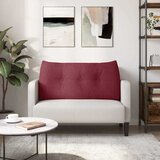  Jastuk za leđa Vinska crvena 100 x 24 x 50 cm tkanina | shoptok.hr