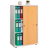 MID.YOU ARHIVSKA OMARA bela, barve bukve | Shoptok.si