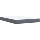  Boxspring krevet s madracem Tamnosiva 160 x 200 cm Baršun - Tamnosiva 160 x 200 cm Dizajn s rombovima | shoptok.hr
