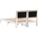  Konstrukcija postelje Bela 135 x 190 cm Masivno borovo les, (5000084103) Slike