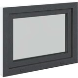  Kletno okno "RISOR" 80x50 cm vrtljivo-nagibno DIN levo antracitno | Shoptok.si