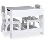  Dječji stolić s 2 stolice bijeli MDF | Eponuda.com