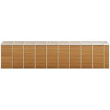  Vrtno spremište svjetlosmeđe 191 x 810 x 198 cm pocinčani čelik | shoptok.hr