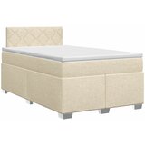  Boxspring krevet s madracem Krem 120 x 200 cm Tkanina | shoptok.hr