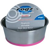 Rogz slurp metalna posuda za pse - pink