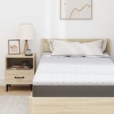  Kokosni nadmadrac Bijelo 100 x 200 cm Žakar tkanina | shoptok.hr